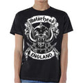 Motorhead crossed swords england crest mens black music t-shirt rock band tee