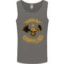 MMA Grappling Mixed Martial Arts UFC Mens Vest Tank Top Charcoal