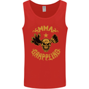 MMA Grappling Mixed Martial Arts UFC Mens Vest Tank Top Red