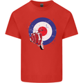 MOD Scooter Motorcycle Motorbike Kids T-Shirt Childrens Red