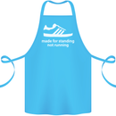 Made for Standing Not Walking Hooligan Cotton Apron 100% Organic Turquoise