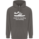 Made for Standing Not Walking Hooligan Mens 80% Cotton Hoodie Charcoal