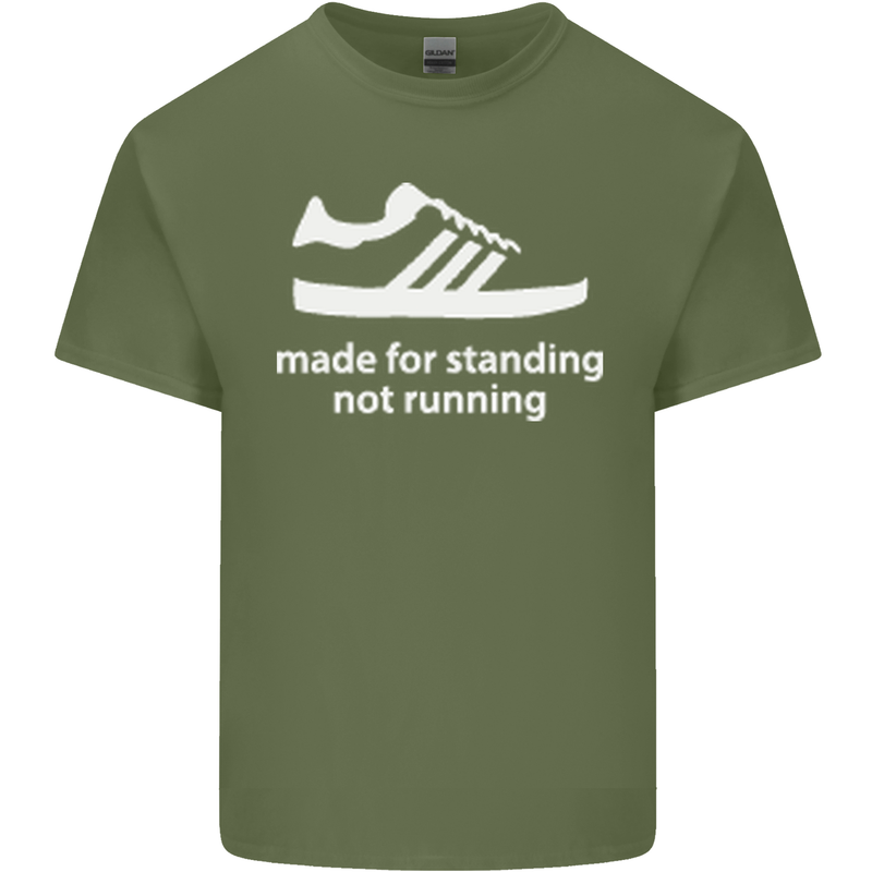 Made for Standing Not Walking Hooligan Mens Cotton T-Shirt Tee Top Military Green