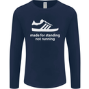 Made for Standing Not Walking Hooligan Mens Long Sleeve T-Shirt Navy Blue