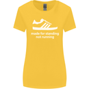 Made for Standing Not Walking Hooligan Womens Wider Cut T-Shirt Yellow