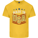 Made in the USA America American Kids T-Shirt Childrens Yellow