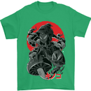 Magic Mushrooms Weed Japanese Alien Mens T-Shirt Cotton Gildan Irish Green