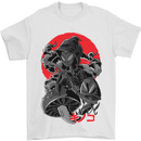 Magic Mushrooms Weed Japanese Alien Mens T-Shirt Cotton Gildan White