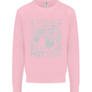 Make Love Not War World Peace Anti Mens Sweatshirt Jumper Light Pink