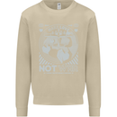 Make Love Not War World Peace Anti Mens Sweatshirt Jumper Sand