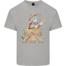 Mariachi Sugar Skull Day of the Dead Guitar Mens Cotton T-Shirt Tee Top Sports Grey