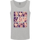 Marilyn Collage Celebrity Fashion Mens Vest Tank Top Sports Grey