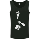Martial Arts Silhouette MMA Jeet Kune Do Mens Vest Tank Top Black