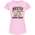 Master of All Board Games Womens Petite Cut T-Shirt Light Pink