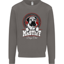 Mastiff Heart Funny Dog Mens Sweatshirt Jumper Charcoal