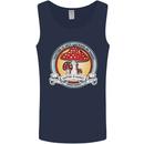Matter Is Not Lacking in Magic Mushroom LSD Mens Vest Tank Top Navy Blue
