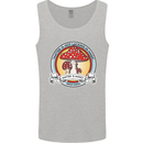 Matter Is Not Lacking in Magic Mushroom LSD Mens Vest Tank Top Sports Grey