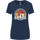 Matter Is Not Lacking in Magic Mushroom LSD Womens Wider Cut T-Shirt Navy Blue