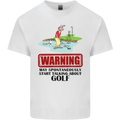 May Start Talking About Golf Funny Golfing Kids T-Shirt Childrens White