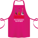 May Start Talking About Guitars Guitarist Cotton Apron 100% Organic Pink