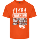 May Start Talking About Guitars Guitarist Mens Cotton T-Shirt Tee Top Orange