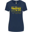 May the 20s Twenties Be With You Sci-Fi Womens Wider Cut T-Shirt Navy Blue