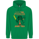 May the Force Be Shih Tzu Dog Funny Childrens Kids Hoodie Irish Green