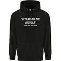 Me or the Bicycle Said My Ex-Wife Cycling Mens 80% Cotton Hoodie Black