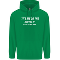 Me or the Bicycle Said My Ex-Wife Cycling Mens 80% Cotton Hoodie Irish Green