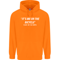 Me or the Bicycle Said My Ex-Wife Cycling Mens 80% Cotton Hoodie Orange
