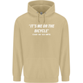 Me or the Bicycle Said My Ex-Wife Cycling Mens 80% Cotton Hoodie Sand