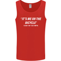 Me or the Bicycle Said My Ex-Wife Cycling Mens Vest Tank Top Red