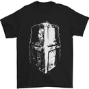 Medieval Helmet Gym Training Top Bodybuilding Mens T-Shirt Cotton Gildan Black