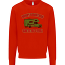 Merry Christmas Shitter's Full Funny Movie Mens Sweatshirt Jumper Bright Red