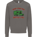 Merry Christmas Shitter's Full Funny Movie Mens Sweatshirt Jumper Charcoal