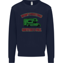 Merry Christmas Shitter's Full Funny Movie Mens Sweatshirt Jumper Navy Blue