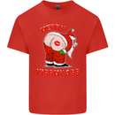 Merry Kiss My Ass Funny Christmas Kids T-Shirt Childrens Red