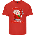 Merry Kiss My Ass Funny Christmas Mens Cotton T-Shirt Tee Top Red