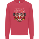 Merry Liftmas Mens Sweatshirt Jumper Heliconia