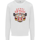 Merry Liftmas Mens Sweatshirt Jumper White