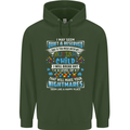 Mess With My Autism Child Autistic ASD Mens 80% Cotton Hoodie Forest Green
