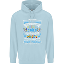 Mess With My Autism Child Autistic ASD Mens 80% Cotton Hoodie Light Blue