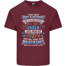 Mess With My Autism Child Autistic ASD Mens Cotton T-Shirt Tee Top Maroon