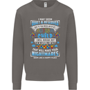 Mess With My Autism Child Autistic ASD Mens Sweatshirt Jumper Charcoal