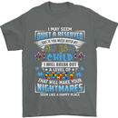 Mess With My Autism Child Autistic ASD Mens T-Shirt Cotton Gildan Charcoal