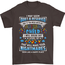 Mess With My Autism Child Autistic ASD Mens T-Shirt Cotton Gildan Dark Chocolate