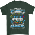 Mess With My Autism Child Autistic ASD Mens T-Shirt Cotton Gildan Forest Green