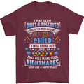 Mess With My Autism Child Autistic ASD Mens T-Shirt Cotton Gildan Maroon