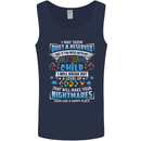 Mess With My Autism Child Autistic ASD Mens Vest Tank Top Navy Blue