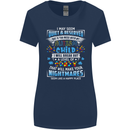 Mess With My Autism Child Autistic ASD Womens Wider Cut T-Shirt Navy Blue